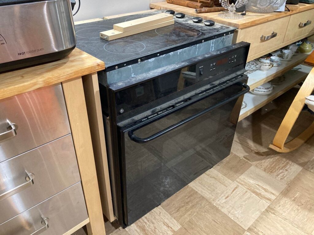 Gas stove removal