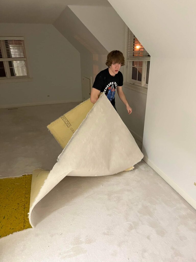 Carpet removal 